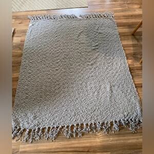 Target boho grey bubble throw blanket